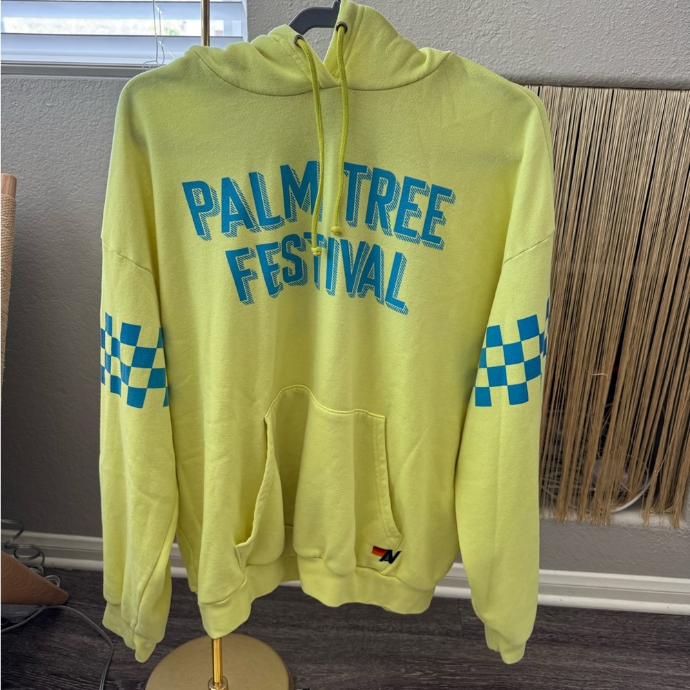Aviator Nation Palm Tree Festival Aspen Relaxed Hoodie